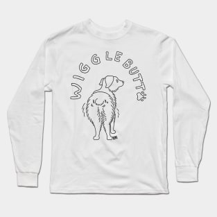 Australian Shepherd Wiggle Butt Long Sleeve T-Shirt